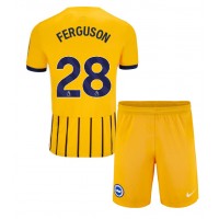 Maglia Calcio Brighton Evan Ferguson #28 Seconda Divisa Bambino 2024-25 Manica Corta (+ pantaloncini)